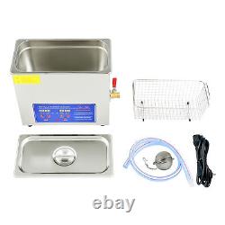 CREWORKS 6L Ultrasonic Cleaner Jewelry Cleaning Machine with Digital Timer Heater
