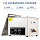 Creworks Industry Ultrasonic Cleaner 15l Stainless Steel 600w Heated Withtimer