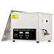 Creworks Portable 10l Ultrasonic Cleaning Machine W Timer Stainless Steel Tank