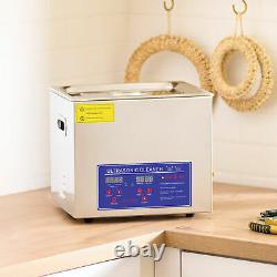 CREWORKS Ultrasonic Cleaner w LED Display 10L Timed Sonic Cleaning Machine