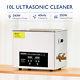 Creworks Ultrasonic Cleaner With 10l Stainless Steel Tank Heater Digital Timer