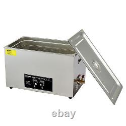 CREWORKS Ultrasonic Cleaner with Heater & Timer 30L Cleaning Equipment Industry