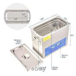 CREWORKS Ultrasonic Cleaner with Heater and Timer, 1.6 gal Digital Sonic 2023