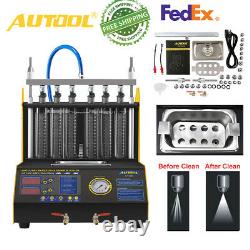 CT200 6Cylinders Ultrasonic Fuel Injector Cleaner Car Motorcycle Injector Tester