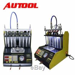 CT200 Ultrasonic Fuel Injector Cleaner Tester Machine 6 Cylinder For Car Motor