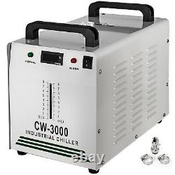 CW-3000DG Industrial Water Chiller 9L 50With For 60/80W CO2 Glass Laser Tube USA