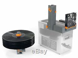 CleanerVinyl Easy6 Ultrasonic Vinyl Record Cleaner for 6 Vinyls w. RPM Control