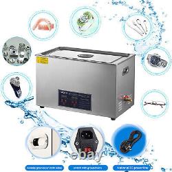 Commercial 30L Ultrasonic Cleaner Stainless Steel Industry Heated Heater withTimer