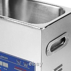 Commercial 30L Ultrasonic Cleaner w Timer Heating Machine Digital Sonic Cleaner