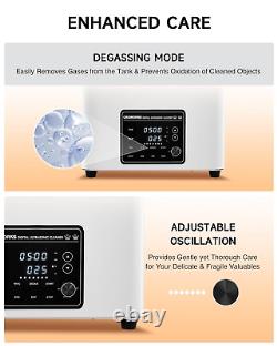 Creworks Professional 10L Ultrasonic Cleaner, 7-Level Intensity Adjustment Ultra