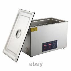 Digital 30L Ultrasonic Jewelry Cleaning Cleaner Machine with Heater, Timer
