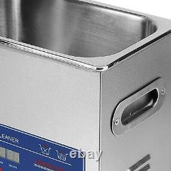 Digital 6L Ultrasonic Cleaner Industry Heated Heater withTimer Jewelry Glasses