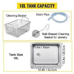 Digital Ultrasonic Cleaner 10L Ultrasonic Cleaning Machine 40kHz