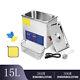 Digital Ultrasonic Cleaner 15l Stainless Steel Cleaning Machine Heated Withtimer