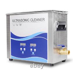Digital Ultrasonic Cleaner 3L30L with Heating Bath For Metal Hardware Dental US