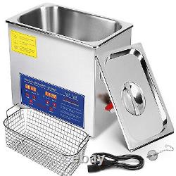 Digital Ultrasonic Cleaner 6L Stainless Steel Cleaning Machine Heated withTimer
