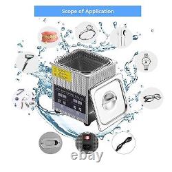 Digital Ultrasonic Cleaner for Jewelry Cleaning Machine 15L Stainless Steel