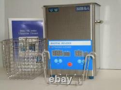 Dsa50se-sk2 Full Set Industrial Grade 3l 3.17qt 250w Digital Ultrasonic Cleaner