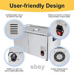 Dual Double Frequency 28kHz/40kHz Ultrasonic Cleaner Cleaning Machine 22L US US