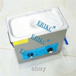 ERIKC Auto Injector Ultrasonic Cleaner Tester 220V, 6L Cleaning Machine E1024013