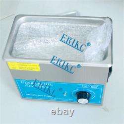 ERIKC Diesel Injector Cleaner Kit 220V, 3L Ultrasonic Injector Cleaning Machine