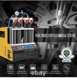 Fuel Injector Tester and Cleaner, with Ultrasonic Cleaner Fuel Injector