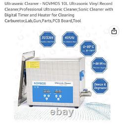 HFS(R)Commercial Grade Digital Ultrasonic Cleaner Stainless Steel 10L Capacity