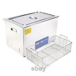 HFS(R) Commercial Grade Digital Ultrasonic Cleaner-Stainless Steel 30L Capacity