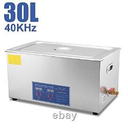 HFS(R) Commercial Grade Digital Ultrasonic Cleaner-Stainless Steel 30L Capacity