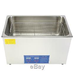 HFS(R) Commercial Grade Digital Ultrasonic Cleaner-Stainless Steel 30L Capacity