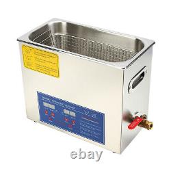 HFS(R) Commercial Grade Digital Ultrasonic Cleaner Stainless Steel 6L Capacity