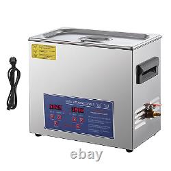 Hihone 6L Ultrasonic Cleaner, Stainless Steel Heated Cleaning Machine Digital