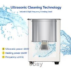 JMU Ultrasonic Cleaner 2L 4.5L 6.5L Stainless Steel with Digital Timer and Heater