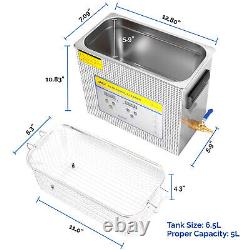 JMU Ultrasonic Cleaner Professional with Digital Timer and Heater 2L/4.5L/6.5L