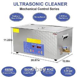 Kendal 21L 480W Commercial Grade Ultrasonic Cleaner with Timer & Heater Machine