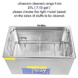 Kendal 27L 480W Commercial Grade Ultrasonic Cleaner with Timer & Heater Machine