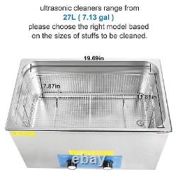 Kendal 27L 480W Commercial Grade Ultrasonic Cleaner with Timer & Heater Machine