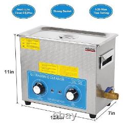 Kendal 6L Commercial Grade Ultrasonic Cleaner 180W with Timer & Heater Machine