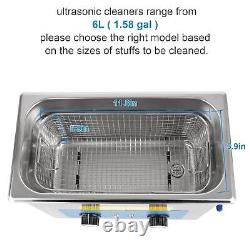 Kendal 6L Commercial Grade Ultrasonic Cleaner 180W with Timer & Heater Machine