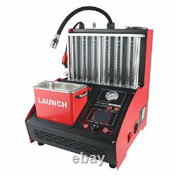 LAUNCH CNC603C Ultrasonic Fuel Injector Cleaner Cleaning Tester+110V Transformer