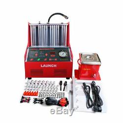 LAUNCH Ultrasonic Fuel Injector Tester Cleaner for Petrol Vehicle 220V 6-Cylinde