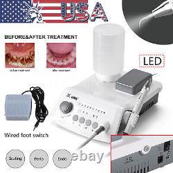 LED Piezo Dental Scaler Ultrasonic Cleaner Auto Water fit EMS Cavitron Woodpecke