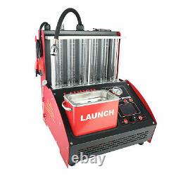 Launch CNC602A CNC603C Car Ultrasonic Fuel Injector Cleaner Tester 6 Cylinder