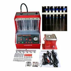 Launch CNC602A Car Ultrasonic Fuel Injector Cleaner Tester USA +110V Transformer