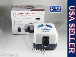 Medical Dental Jewelry Ultrasonic Cleaner Washer Digital 1300 ML 110V dentQ