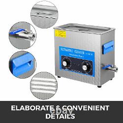 NEW 15L Ultrasonic Cleaner Stainless Steel Industry Heated Heater withTimer