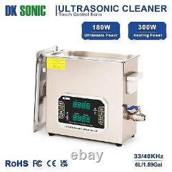 NEW DK SONIC 6L Large Touch Ultrasonic Cleaner with Heater- Latest Model