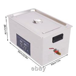 NEW Dual Double Frequency 28kHz/40kHz Ultrasonic Cleaner Cleaning Machine 22L