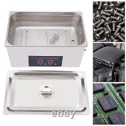 NEW Dual Double Frequency 28kHz/40kHz Ultrasonic Cleaner Cleaning Machine 22L US