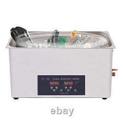 NEW Dual Double Frequency 28kHz/40kHz Ultrasonic Cleaner Cleaning Machine 22L US